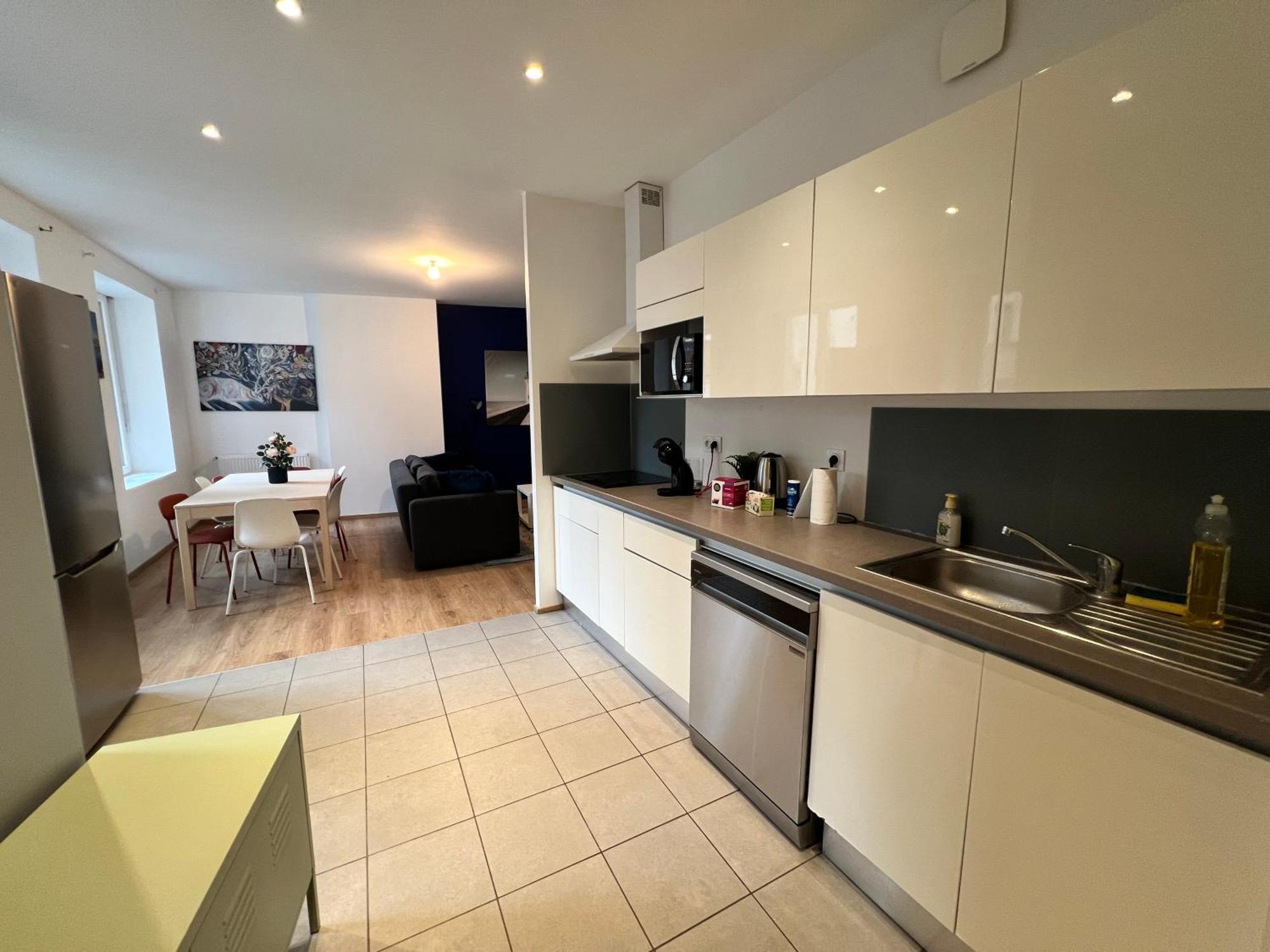 24 Chic & Cosy Grand Appart 88M2 Parking Gratuit Hypercentre Netflix Saint-Etienne  Zewnętrze zdjęcie